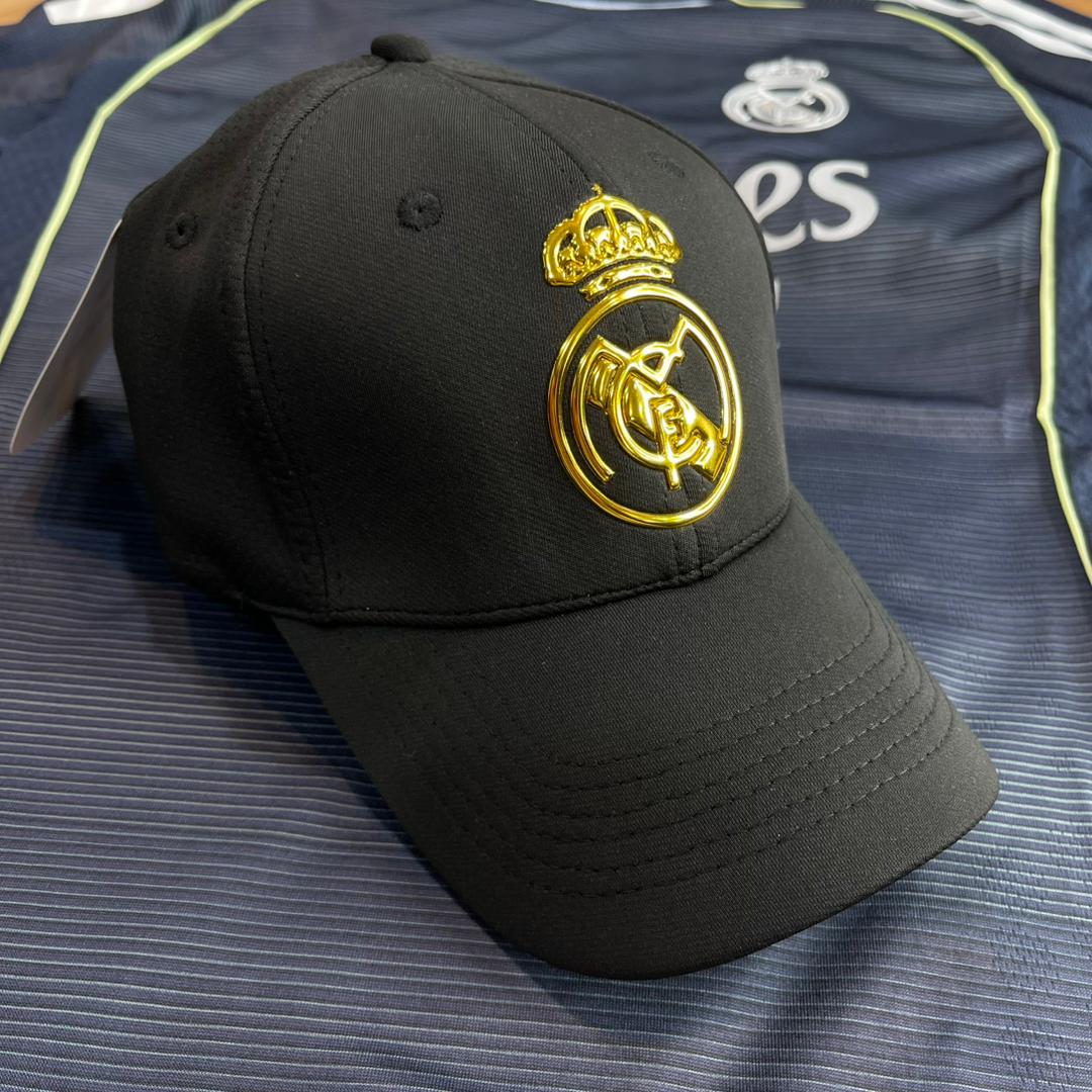 کلاه رئال مادرید مشکی لوگو ژلاتین(کپ اورجینال)60501